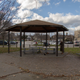 A person stands under the gazebo in Cleveland’s Cudell Commons Park on Nov. 24, 2014. It is where 12-year-old Tamir Rice was fatally shot by police Nov. 23, 2014.
JORDAN GONZALEZ/AFP/Getty Images